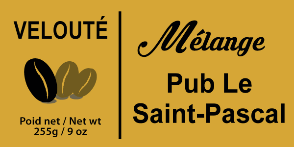 Étiquette Mélange Pub Le St-Pascal